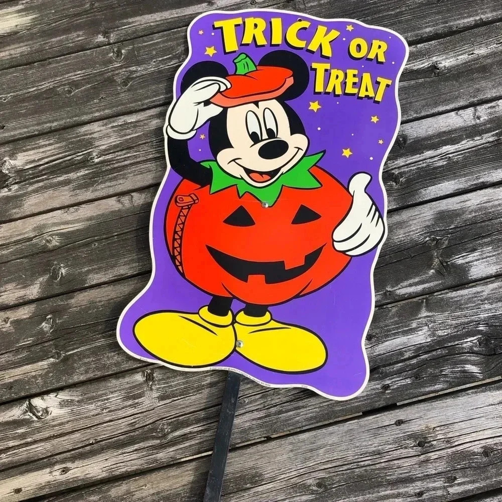 Mickey Mouse Outdoor Halloween Sign